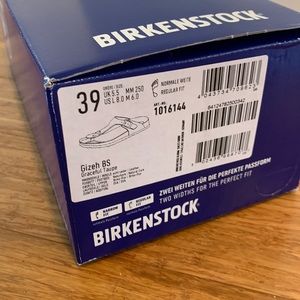 NIB Gizeh T strap Birkenstocks Birkenstock 39 US 8 Graceful Taupe Birko-Flor
